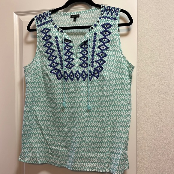 Talbots Tops - Talbots Women’s sleeveless blouse, size large.